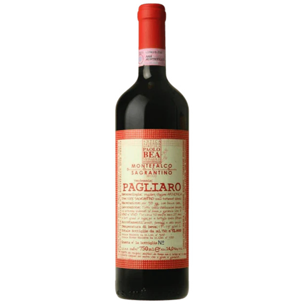 "Pagliaro" Montefalco Sagrantino Rosso 2017