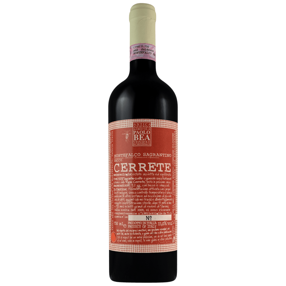 "Vigneto Cerrete" Sagrantino Secco di Montefalco 2011