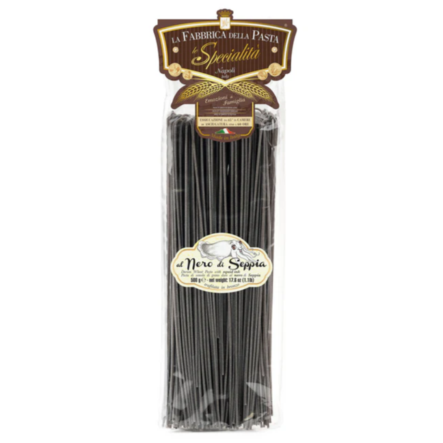 Spaghetti Squid Ink Pasta, Nero di Seppia