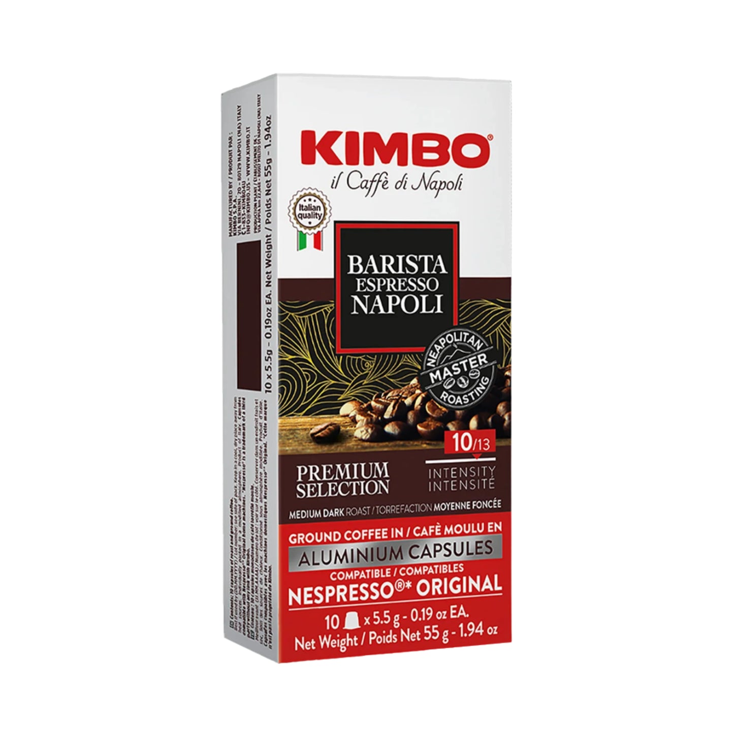 Espresso Napoli Aluminum Capsules