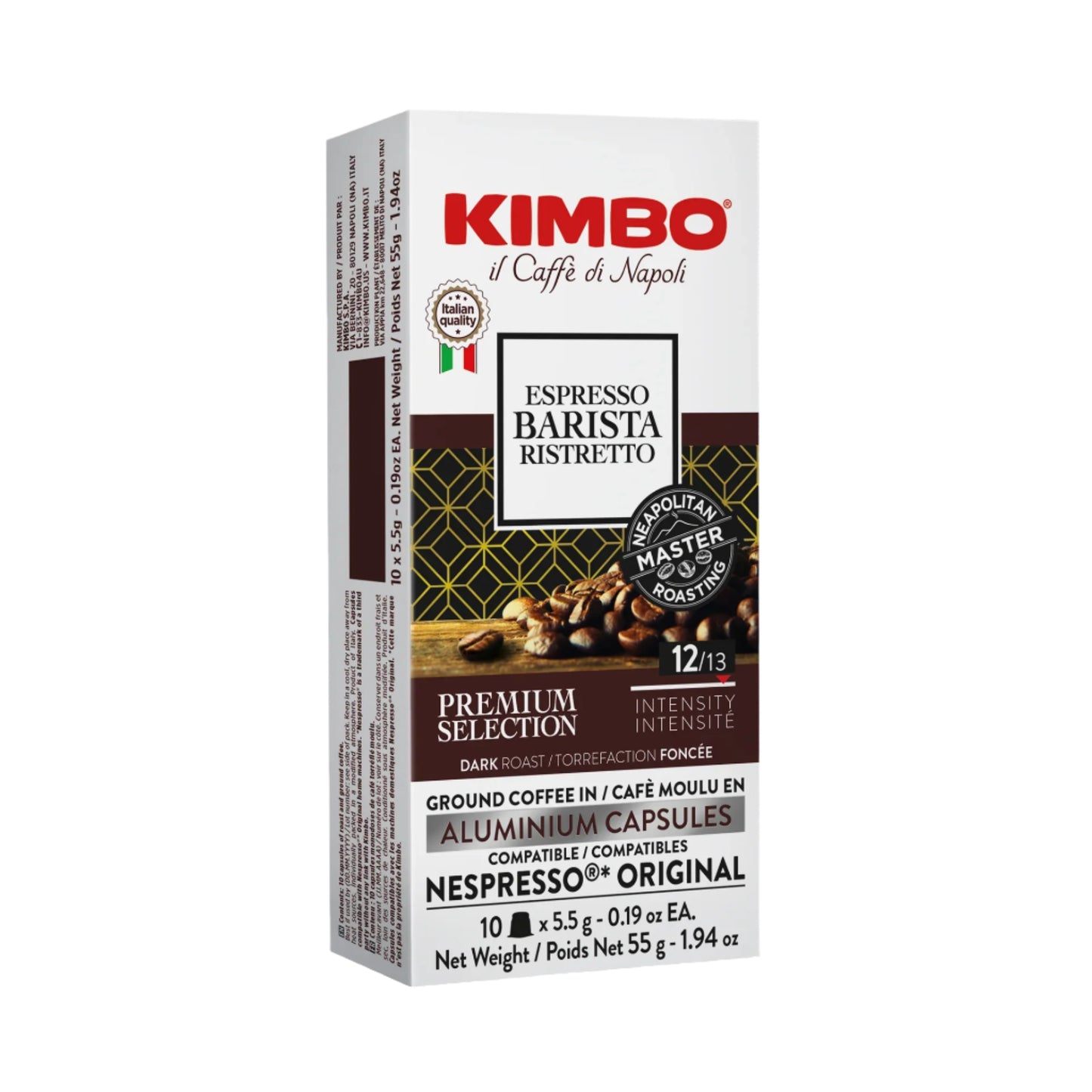 Espresso Barista Ristretto Aluminum Capsules