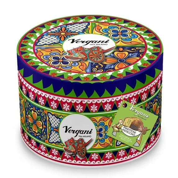 Pistachio Panettone Sicily Trip TIN