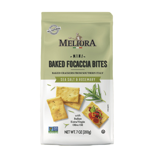 Sea Salt & Rosemary Baked Focaccia Bites
