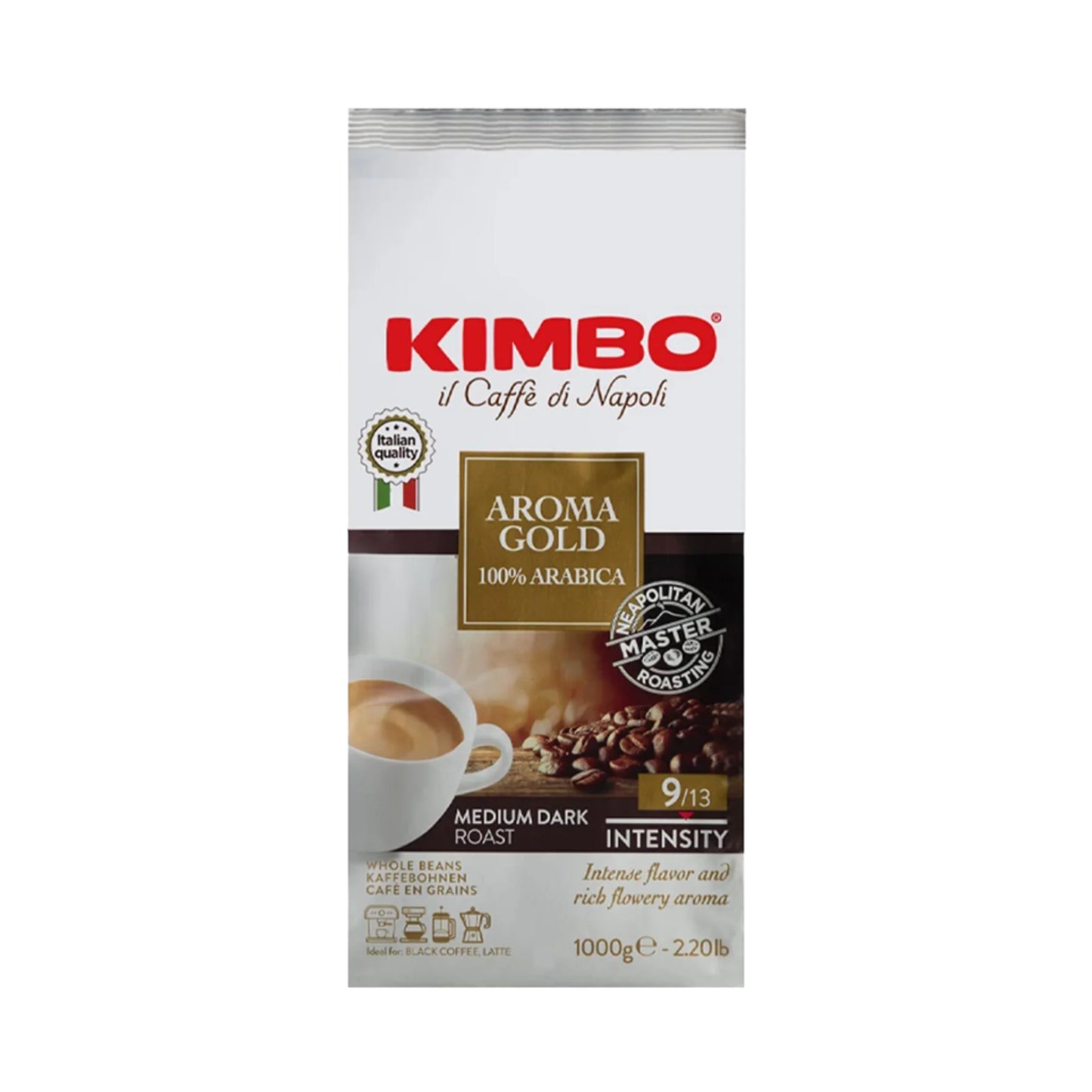 Aroma Gold 100% Arabica Whole Bean Coffee