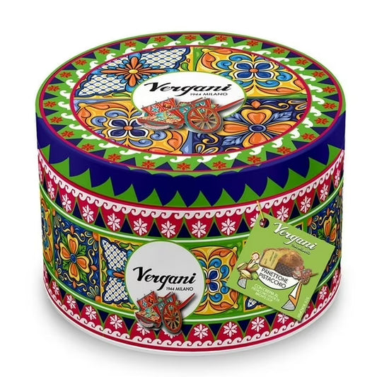 Pistachio Panettone Sicily Trip TIN